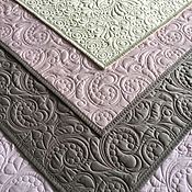 Для дома и интерьера handmade. Livemaster - original item Single-color double-sided quilted bedspread. Handmade.