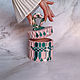 Шкатулка для украшений «Flamingos and palm». Шкатулки. KARAMELA FURNITURE. Интернет-магазин Ярмарка Мастеров.  Фото №2
