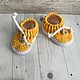 Заказать Пинетки ботиночки из хлопка вязаные. knitting4you. Ярмарка Мастеров. . Пинетки Фото №3