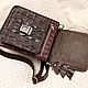Order Men's bag, made of embossed crocodile leather. SHOES&BAGS. Livemaster. . Men\'s bag Фото №3