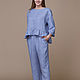 Linen pajamas. 100% linen. Softened, Combination, Minsk,  Фото №1
