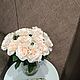 Букет из чайных роз в вазе. Букеты. Flowers16kzn-. Ярмарка Мастеров.  Фото №7