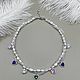 Колье с разноцветными сердечками. Колье. Gallab-jewelry. Интернет-магазин Ярмарка Мастеров.  Фото №2