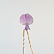 Set of 4 purple Wisteria hairpins. Hairpins. PandaStudio (glossyfleur). My Livemaster. Фото №5