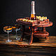 Винный стол "Сердце дракона", Подставки для бутылок и бокалов, Шахты,  Фото №1