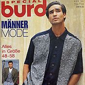 Материалы для творчества handmade. Livemaster - original item Burda Special Men`s Fashion Magazine 1995. Handmade.
