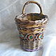 the basket is in the style of Provence 'green light'. Basket. paperchest (paperchest). My Livemaster. Фото №4