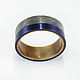 Order Ring made of damask steel titanium and Karelian birch. asgdesign. Livemaster. . Rings Фото №3