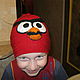 шапка "злая птичка" детская, Шапки, Москва,  Фото №1