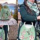 Заказать  сумка женская натуральная кожа желтая с колибри. Attention grabbing bags: сумки. Ярмарка Мастеров. . Классическая сумка Фото №3