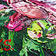 Painting with Rose flowers 'Bright Rose' in oil. Pictures. Svetlana Samsonova. My Livemaster. Фото №6
