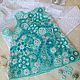 Baby dress Irish lace Mint, , Permian,  Фото №1