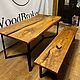 Заказать Комплект из горного карагача стол 190х90 и лавка 190х40. WoodBroker. Ярмарка Мастеров. . Столы Фото №3