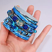 Украшения handmade. Livemaster - original item Bracelet - Blue, Light Blue, Turquoise, Azure, Tiffany. Handmade.