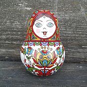 Русский стиль handmade. Livemaster - original item Roly-poly musical doll. Handmade.