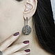 Order Ring Earrings Marcasite 925 Sterling Silver VAN0003. Sunny Silver. Livemaster. . Jewelry Sets Фото №3