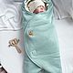 Заказать Конверт обнимашка. CottonHome Baby. Ярмарка Мастеров. . Комплект одежды для выписки Фото №3
