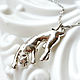 Pendant (pendant) Panther, Lioness, Cat made of silver (P6), Pendant, Chelyabinsk,  Фото №1