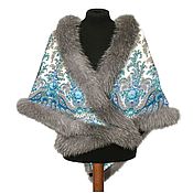 Аксессуары handmade. Livemaster - original item Pavlovo Posad shawl. Handmade.