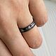  Titanium wedding bands. Engagement rings. Love And Wood|TiTrend. My Livemaster. Фото №6
