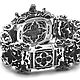 Часы из серебра и золота Notre Dame AZW-001BS. Часы наручные. Blacksilver. Ярмарка Мастеров.  Фото №5