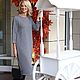 Платье свободного кроя из тёплого трикотажа EGGDRESS GREY MORNING, Платья, Москва,  Фото №1
