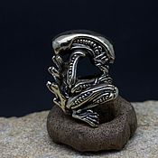 Украшения handmade. Livemaster - original item Xenomorph brass lanyard bead. Handmade.