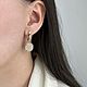 Заказать Серьги с розовым кварцем и цирконами. Kuznetsova Jewels • Украшения ручной работы. Ярмарка Мастеров. . Серьги классические Фото №3