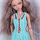 Заказать Вязаное платье для Минифи 1/4 BJD. ToyFairyTale. Ярмарка Мастеров. . Одежда для кукол Фото №3