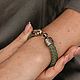 Rabbit Bracelet | Bronze / Premium Leather. Braided bracelet. totemicashop. Online shopping on My Livemaster.  Фото №2