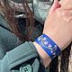 Кожаный браслет женский с ландышами зеленый. Браслет-манжета. Attention grabbing bags: сумки. Ярмарка Мастеров.  Фото №5