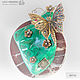 Gift favorite Bronze malachite butterfly on March 8. Figurines. Miner premium - Ltd Moscow (mineralpremium). My Livemaster. Фото №5
