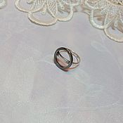 Украшения ручной работы. Ярмарка Мастеров - ручная работа Geometry ring made of 925 sterling silver. Handmade.