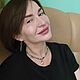 Чокер и серьги из жадеита, гематита  и крупного кристалла  SWAROVSKI. Чокер. Браслеты,броши,серьги,чокеры Tamika. (tamika-ukrasheniya-s-dushoj). Интернет-магазин Ярмарка Мастеров.  Фото №2