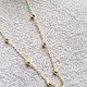 Заказать Цепь тонкая с шариком,позолота,50 см. SilverBranch_Shop. Ярмарка Мастеров. . Цепочки Фото №3