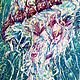 Painting Sea Jellyfish. Abstract oil painting on canvas. Pictures. larisa-chigirina (larisa-chigirina). My Livemaster. Фото №5