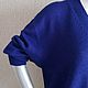 Пуловер "Сапфир" кашемир/шелк. Пуловеры. Вера / Kirshvery_knit (kirshvery) (kirshvery). Ярмарка Мастеров.  Фото №4