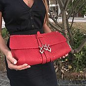 Сумки и аксессуары handmade. Livemaster - original item Taniya Python leather handbag. Handmade.