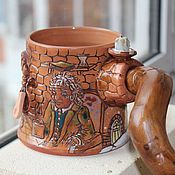 Чайник Малахитовый кузнечик керамика