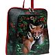 Backpack'Fox family'. Backpacks. Pelle Volare. Online shopping on My Livemaster.  Фото №2