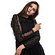 Black lace cocktail dress. Dresses. NATALINI. Online shopping on My Livemaster.  Фото №2