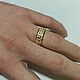 Ring with runes. Odin's Circle. Gold. Amulet. Ювелирная мастерская BROKKA, Славянские обереги (Dommagii). My Livemaster. Фото №4
