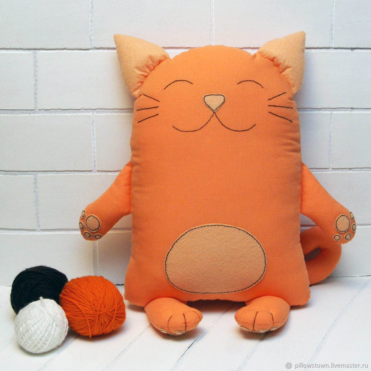 Кот подушка своими руками — варианты изготовления, фото