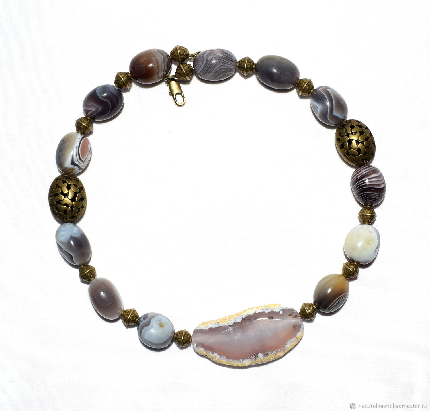 brazilian agate necklace