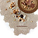Openwork napkin ' Clover'! The author's work. Swipe. Cross stitch and beads!. My Livemaster. Фото №10