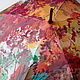 Зонт трость расписной Осенний пейзаж с чехлом. Зонты. Umbrella Fine Art зонты с росписью. Ярмарка Мастеров.  Фото №6