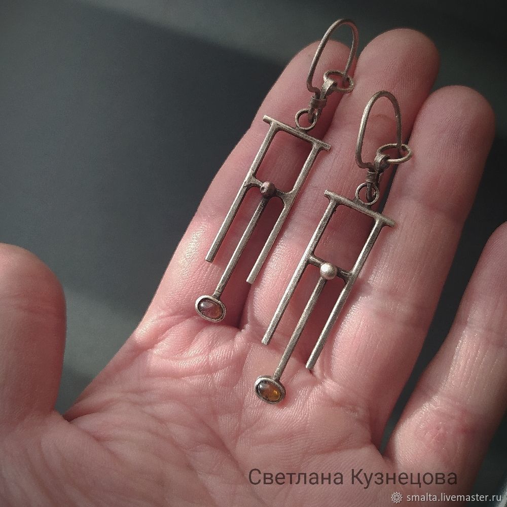 Серьги серебряные с турмалином в интернет-магазине на Ярмарке Мастеров ...