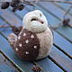 Felt toy Little owl. Felted Toy. Homaaxel. Online shopping on My Livemaster.  Фото №2