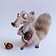 Saber-toothed crazy squirrel, Felted Toy, Miass,  Фото №1