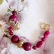 Украшения handmade. Livemaster - original item Bracelet Ruby. Handmade.